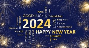 Happy new year greetings 2024